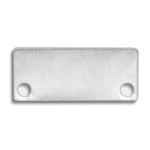 Dotlux 4069 Alu-Endkappe für Profil/Abdeckung DXA4/J + DXE5/J 2 Stück inkl. Schrauben 