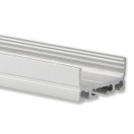 Dotlux 4070-1 Alu-Aufbau-Profil Typ DXA4 2 Meter flach für LED-Streifen bis 24 mm 