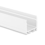 Dotlux 4092-1 Alu-Aufbau-Profil Typ DXA6 2 Meter hoch pulverbeschichtet weiß RAL 9010 für LED-Streifen bis 24 mm 