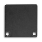 Dotlux 4095 Alu-Endkappe für Profil/Abdeckung DXA6/J + DXE7/J schwarz 2 Stück inkl. Schrauben 