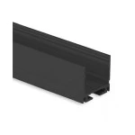 Dotlux 5465 Alu-Anbau-Profil Typ DXA8 2 Meter für LED-Streifen bis max. 16,2mm schwarz 