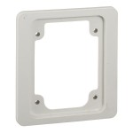 Schneider 13136 Gehäusezubehör, 90x100mm-Platte, für 65x85mm-Auslass 