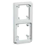 Schneider 13142 Gehäusezubehör, 103x225mm-Platte, 2 Öffnungen 