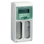 Schneider Electric 13161 Kaedra Leergehäuse 2 Montagestellen für Steckdosen 103x225mm 8 TE 