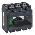 Schneider Electric 31105 Lasttrennschalter ComPact INS250 4-polig 160A Festeinbau mit schwarzem Drehantrieb 