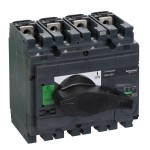 Schneider Electric 31107 Lasttrennschalter ComPact INS250 4-polig 250A Festeinbau mit schwarzem Drehantrieb 