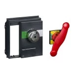 Schneider 33879 Front-Drehgriff NS 630b-1600, roter Griff 