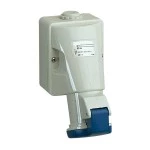 Schneider Electric 83106 Wandsteckdose 16A 3-polig +N+E 200-250 V AC IP44 