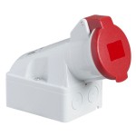 Schneider 83109 Wandsteckdose, 16A, 3p+N+E, 380-415 V AC, IP44 
