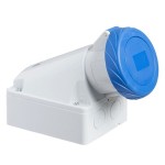 Schneider 83166 Wandsteckdose, 32A, 2p+E, 200-250 V AC, IP67 