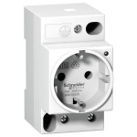 Schneider A9A15035 Steckdose iPC 2P+E 16A 250VAC VDE-0620 deutsche Ausführung mit LED 