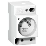 Schneider A9A15307 Steckdose iPC, 2P+E, 16A, 250VAC, NFC15100, franz. Ausführung mit LED 