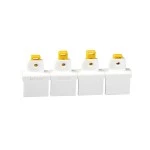 Schneider A9A26981 Klemmenschraubenabdeckung, 4P, 72mm, für iC60, iID, Reflex iC60 
