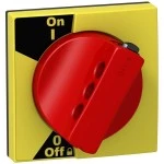 Schneider A9A27006 Drehantrieb für iC60, roter Griff 