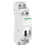 Schneider A9C30012 Fernschalter iTL, 2P, 2 S, 16A, Spule 12 VAC 50/60Hz- 6 VDC 