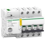 Schneider A9C62425 Reflex iC60N Ti24 25A 4P C, Fernschaltbarer Leitungsschutzschalter 
