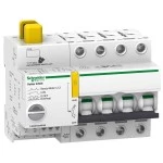 Schneider A9C63425 Reflex iC60N Ti24 25A 4P D, Fernschaltbarer Leitungsschutzschalter 