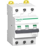 Schneider A9D67310 FI/LS-Schalter iC60N, 3P, 10A, C-Char., 30mA, Typ A, 6kA 