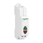 Schneider A9E18325 Doppel-Leuchtmelder iIL, LED, grün/rot, 110-230V AC 
