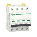 Schneider A9F93410 Leitungsschutzschalter iC60L, 4P, 10A, B-Charakteristik, 25kA 