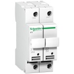 Schneider Electric A9N15651 Sicherungsträger STI 2-polig bis 25A für Sicherung 10,3x38mm 