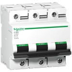Schneider A9N18467 Leitungsschutzschalter C120H, 3P, 63A, C Charakteristik, 15kA 