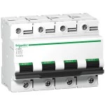 Schneider A9N18479 Leitungsschutzschalter C120H, 4P, 80A, C Charakteristik, 15kA 