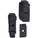 Schneider A9XMFA04 Montageset Smartlink für DIN-Schiene, 8Adapter, 4 Kabelklammern 