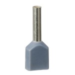 Schneider AZ5DE007D Aderendhülse AZ5 gem. DIN, 0,75mm2/AWG20, grau, 5 *100 Stück 