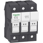 Schneider Electric DF103 Sicherungshalter TeSys 3-polig 32A Sicherungsgröße 10x38mm 4 Stück 