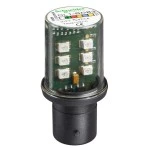Schneider Electric DL1BDB3 LED-Lampe grün für Befehls- u. Meldegeräte BA 15d 24 V 