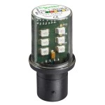 Schneider DL1BDB3 LED-Lampe, grün für Befehls- u. Meldegeräte, BA 15d, 24 V 