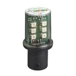 Schneider DL1BDG8 LED-Lampe, gelb-orange für Befehls- u. Meldegeräte, BA 15d, 120V 