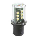 Schneider Electric DL1BDM1 LED-Lampe weiß für Befehls- u. Meldegeräte BA 15d 230V 