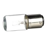 Schneider DL1BEB Glühlampe, transparent f. Befehls. u. Meldegeräte, BA 15d, 24 V 6,5 W 