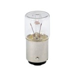 Schneider DL1BEBS Glühlampe, transparent f. Befehls. u. Meldegeräte, BA 15d, 24 V 4 W 