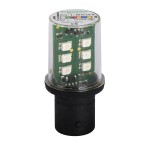Schneider DL1BKG4 LED Ba15 D 120V Blinkend Rt 