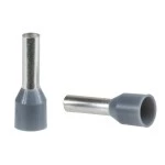 Schneider DZ5CE025 Aderendhülsen, Ausführung normal, 2,5mm2, grau 