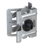 Schneider ENN08167 Mureva BOX, Universalbefestigung für Metallpfosten und Kabelrinnen 