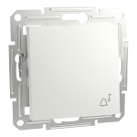 Schneider Electric Taster Klingelsymbol UP, weiß, Asfora, EPH0870121D 