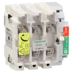 Schneider Electric GS1KD3 Gesicherter Trennschalter-Sockel GS1 3-polig 3 F NFC 125A 