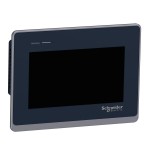 Schneider HMIST6400 Harmony ST6 7"W Basic HMI Touch-Panel resistiv, 2 x Ethernet (dual IP), 2 x serielle COM, USB 