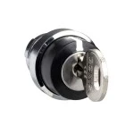 Schneider KAXZ1S141 Betätigungselement m. Frontring Ø 28,5mm, Metall, Schlüssel Ronis 455 