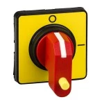 Schneider KCE1YZ Front-Drehgriff KCE, für VN-12, VN-20, V02-V2, roter Griff 