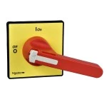 Schneider KCF3PZ Front-Drehgriff KCF, für V5, V6, langer roter Griff 