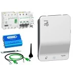 Schneider Electric KITEVB1A11MODEM EVlink Bundle G4-11kW-Steckdose Typ 2-Schutzkomponenten-Modem & Antenne 