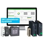 Schneider Electric KITEVLMSEDLPM5320 EVlink Bundle Lastmanagement 100 Ladestationen dynamisch-Energiezähler-Switch 