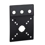 Schneider Electric KZ15 Schildträger mit Leerschild für Frontplatte 60x60mm 5 Stück 
