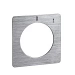 Schneider KZ18041 Bezeichnungsschild für Nockenschalter 0, 1, 45x45mm 