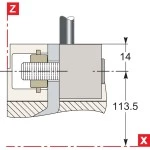 Schneider LV429227 Rahmenklemme 250A für ComPact NSX100/250 3P (3Stk) 